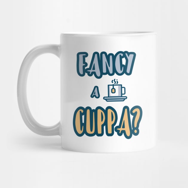 Do You Fancy a Cuppa? Series 3 (white) by YJ PRINTART